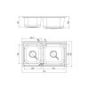 Chậu rửa chén MS 2076E