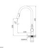 Vòi chậu rửa chén K012C