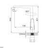 Vòi chậu rửa chén K291C